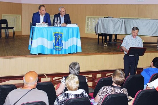 Встреча главы управы В.В.Коновалова с населением 04.07.2018
